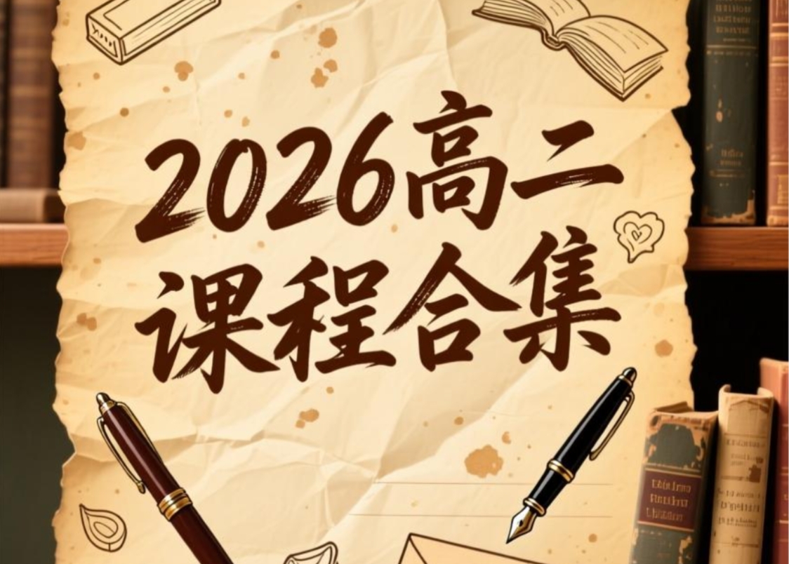 2026高二各科目各机构全年暑秋寒春合集