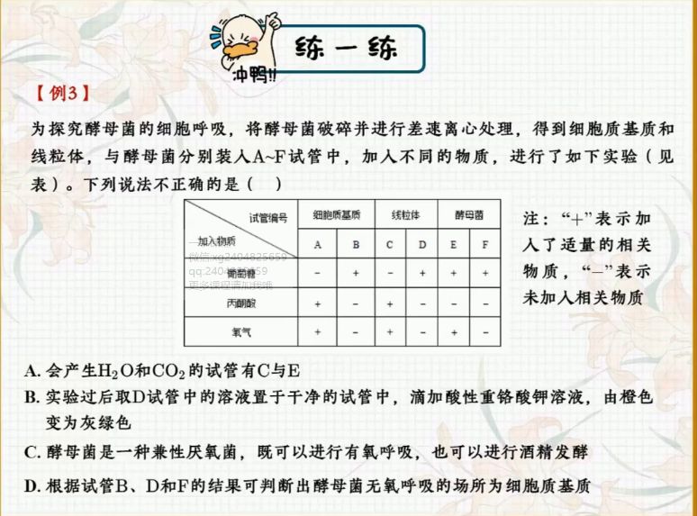 2022高三生物苏萧伊一轮暑秋 视频截图